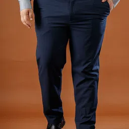 Muffynn Men Plus Size Relaxed Straight Leg Straight Fit Formal Trouser-picture-14