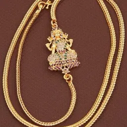 Princy Enterprise Gold-Plated Brass Necklace-picture-30
