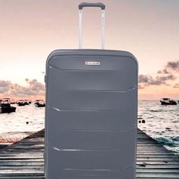 SWISS MILITARY Unisex 360-Degree Rotation Hard Sided Medium Trolley Suitcase-image-94