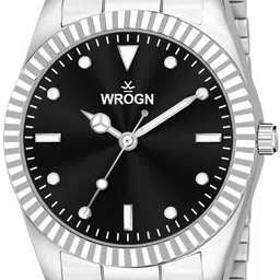 WROGN Men Embellished Dial & Bracelet Style Straps Analogue Watch WRNWJ25 Set-65 image 5