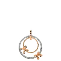 VALANOVA Women 14K Rose Gold & Certified Lab Grown Diamond Pendant 1.69gm-picture-30