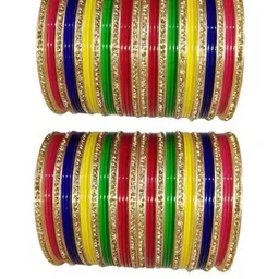 SGN fashion Multi Plastic Bangles-picture-40