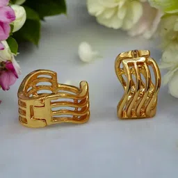 SHREE KRISHNA SHOPPING Gold-Plated Brass Earrings-picture-27