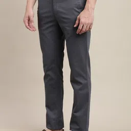 Turtle Men Mid Rise Skinny Fit Chinos Trousers image 4