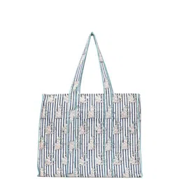 Block N Style Unisex Floral Printed Shopper Tote Bag-picture-25