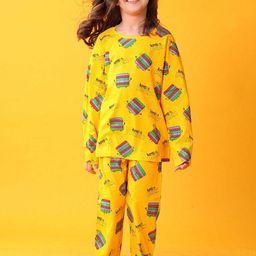 YK Girls Printed Night suit-picture-34
