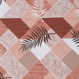 Myntra Elegant Homes Rust & White Floral 400 TC Flat Single Bedsheet Set 2.2 m x 1.5 m image 2