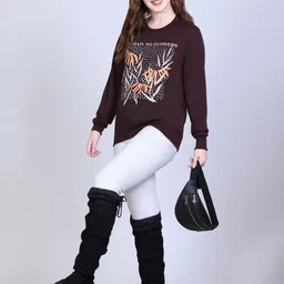 The Roadster Lifestyle Co Printed Long Sleeves Sweatshirt-image-6
