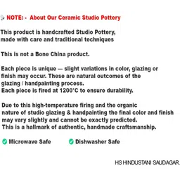 HINDUSTANI SAUDAGAR Red Handcrafted Solid Ceramic Glossy Mugs Set of Cups and Mugs image 5