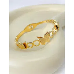 STYLEKRAFT Women Gold-Plated Butterfly Shaped Bracelet-picture-16
