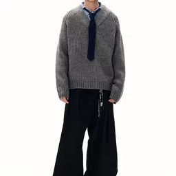 Mast & Harbour Men Ribbed Pullover image 4