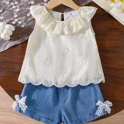 LULU & SKY Girls Top with Shorts image 5