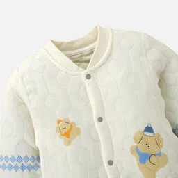 Little Surprise Box LLP Infants Quilted Winterwear Full Sleeves Rompers image 2
