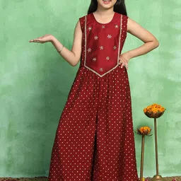 BAESD Girls Basic Jumpsuit with Embroidered-picture-58