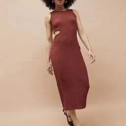 Ginger by Lifestyle Self Design Sheath Midi Dress-image-5