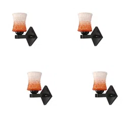 SOMIL Orange Cylinder Glass Wall Lamps-image-68