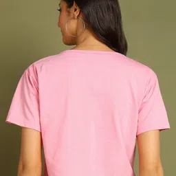 Moda Rapido Women Drop-Shoulder Sleeves Bio Finish Pockets T-shirt image 4