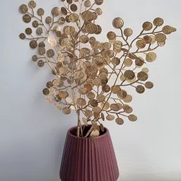 Art Street Gold-Toned 2 Pieces Eucalyptus Artificial Plant image 4