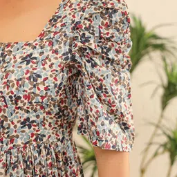 NOUN Floral Print Fit & Flare Maxi Dress image 2
