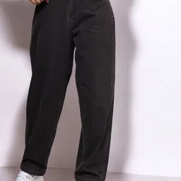 GUTI Women Wide Leg High-Rise Stretchable Jeans-picture-40