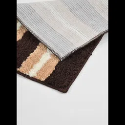 MAA HOME CONCEPT Brown & Peach Colored Printed Anti Skid Doormats image 4