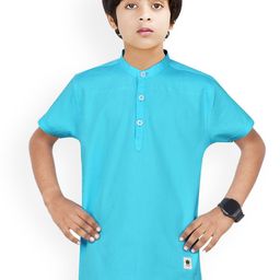MADE IN THE SHADE Boys Pure Cotton Straight Kurta-picture-22