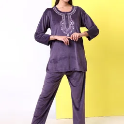 AVYAY Women Printed Night suit-picture-33