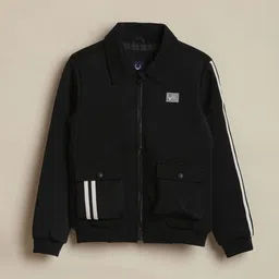 Allen Solly Junior Boys Stand Collar Solid Bomber Jacket-picture-37