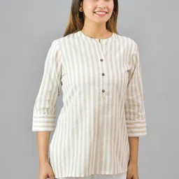 ETC X D To D Life Style Striped Cotton Top image 4