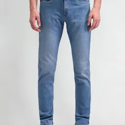 Arrow New York Men Cotton Urban Slim Slim Fit Light Fade Stretchable Jeans image 1
