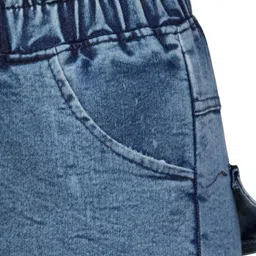 NEUNK Women Comfort Jogger Fit Mid-Rise No Fade Stretchable Cargo Jeans image 3