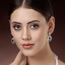 ZENEME Teardrop Shaped Drop Earrings image 4