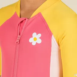 Nabaiji By Decathlon Girls Printed Legsuit image 2