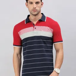 Classic Polo Men Striped Polo Collar Cotton T-shirt-picture-23