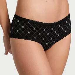 Victoria's Secret Women Low-Rise Brand Logo Printed Hipster Briefs-image-99