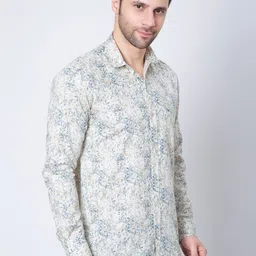 Sparky Men Floral Opaque Printed Casual Shirt image 4