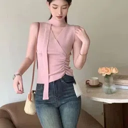 StyleCast Women Solid V-Neck Top-picture-37