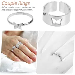 Teeragaj Set Of 2 Stainless Steel Ring image 3