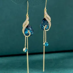 DressBerry Diamond Shaped Drop Earrings-picture-34