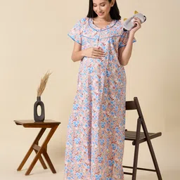 NIGHTSPREE Printed Maxi Nightdress image 3