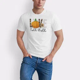 Seekbuylove Men Typography Printed Round Neck Bio Finish T-shirt image 3