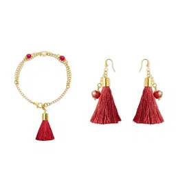 RIBBON CANDY Beaded Tassel Jewellery Set-picture-40