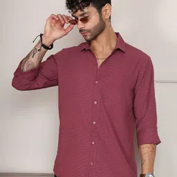 Tanip Spread Collar Regular Fit Cotton Shirt-image-12