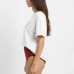 FiveFlag Pack of 6 Combed Cotton Mid-Rise Hipster Briefs image 5