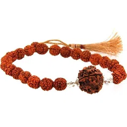 Divine souvenirs Unisex Rudhraksha Beaded Elasticated Bracelet-picture-19