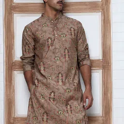 Jompers Men Ethnic Motifs Printed Kurta-picture-35