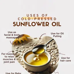 Coco Crush Cold Pressed & 100% Natural Sunflower Oil - 50 ml image 3