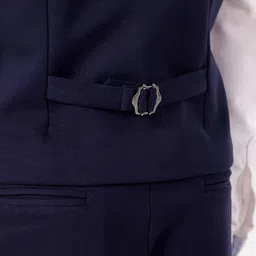 One Friday Boys V-Neck Sleeveless Satin Waistcoat image 2