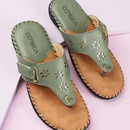 CORSICA Textured Wedge Sandals image 3