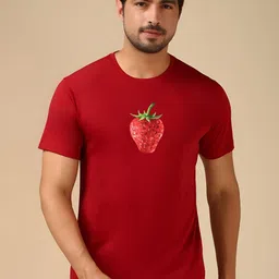 SZN Men Graphic Printed Round Neck T-shirt image 1